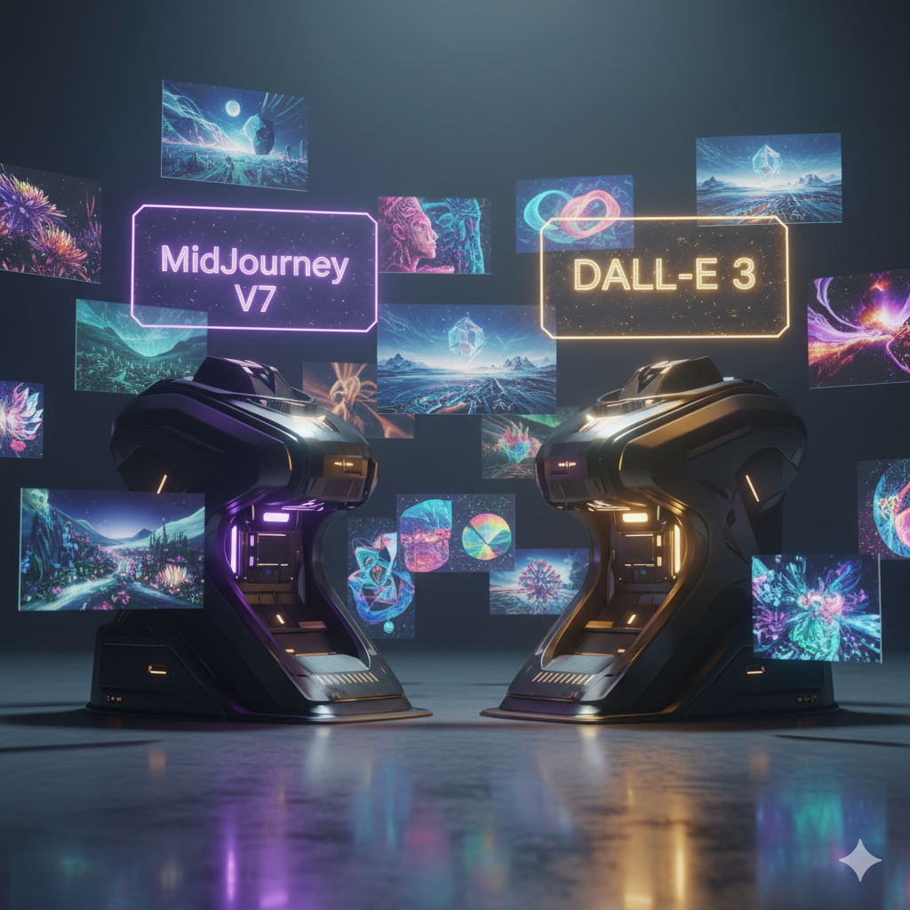 MidJourney V7 vs DALL-E 3