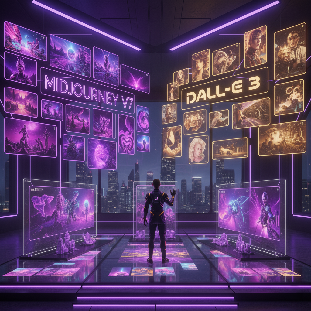 MidJourney V7 vs DALL-E 3