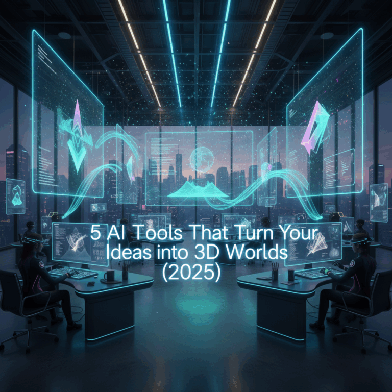 AI 3D generation tools