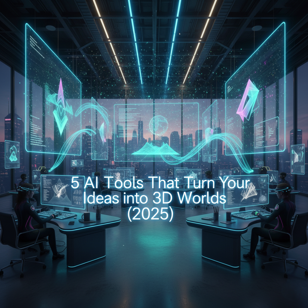 AI 3D generation tools