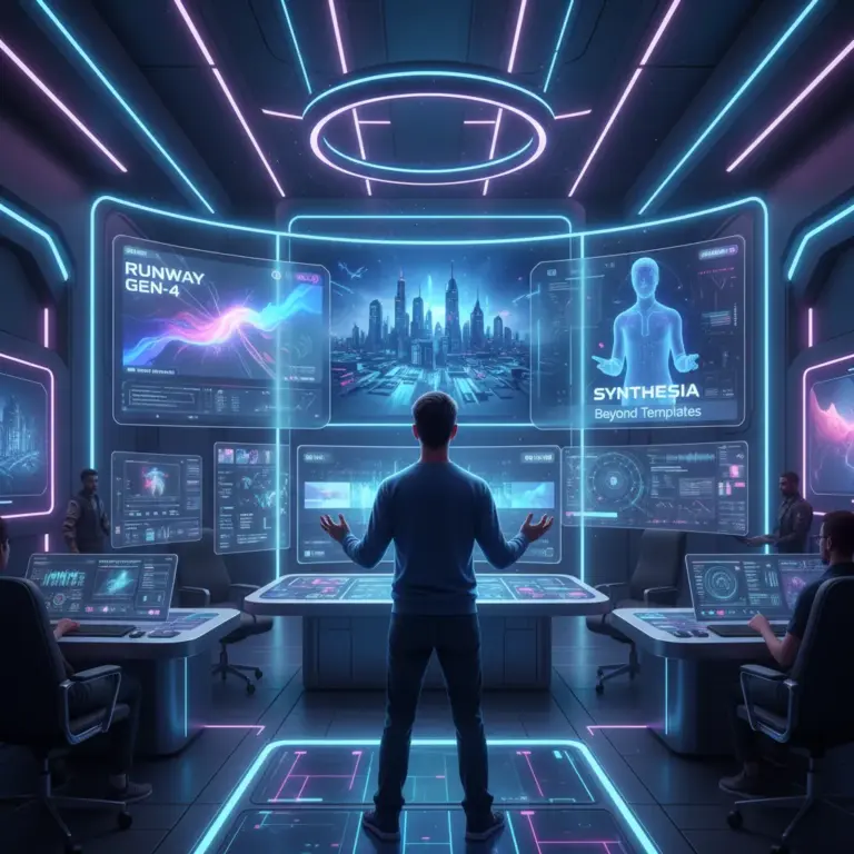 Runway Gen-4 vs Synthesia